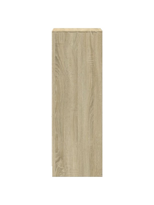 Příborník LED dub sonoma 38 x 34 x 100 cm kompozitní dřevo