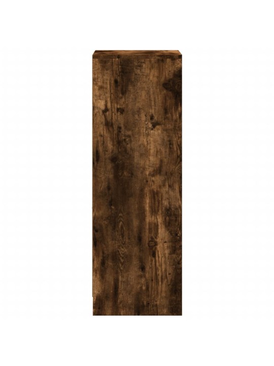 Příborník led kouřový dub 38 x 34 x 100 cm kompozitní dřevo