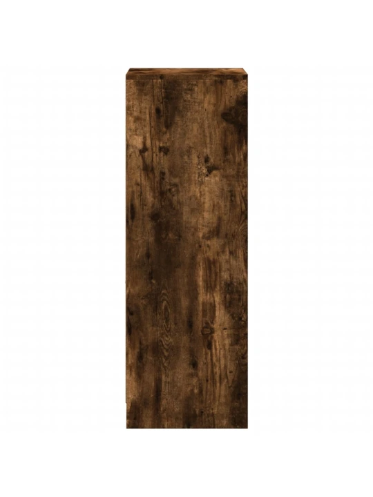 Příborník led kouřový dub 38 x 34 x 100 cm kompozitní dřevo