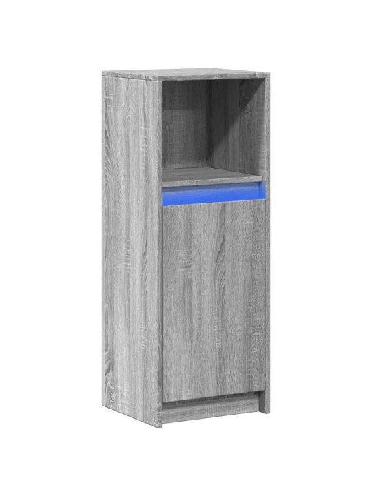 Příborník led šedý sonoma 38 x 34 x 100 cm kompozitní dřevo