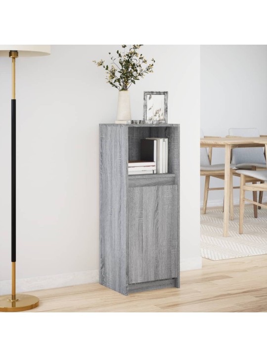 Příborník led šedý sonoma 38 x 34 x 100 cm kompozitní dřevo
