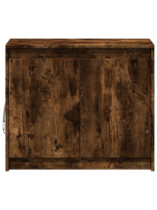 Příborník led kouřový dub 72 x 34 x 61 cm kompozitní dřevo