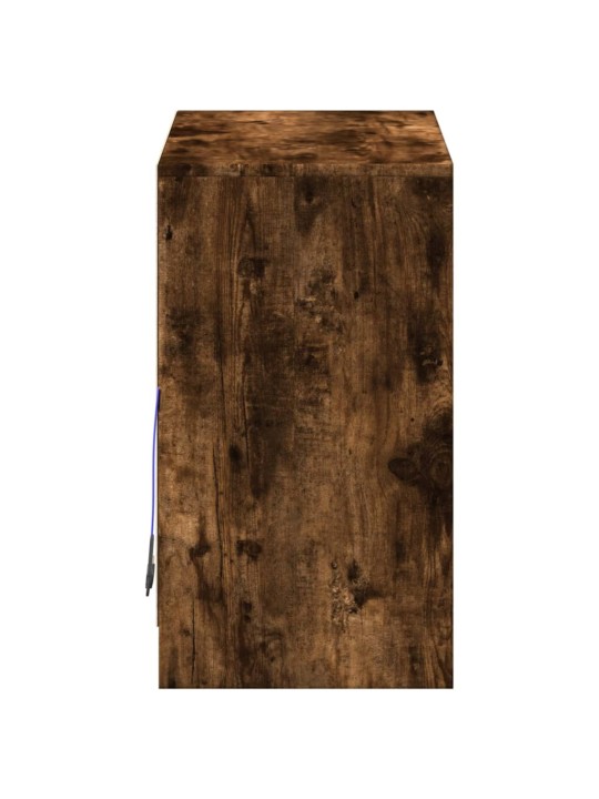 Příborník led kouřový dub 72 x 34 x 61 cm kompozitní dřevo