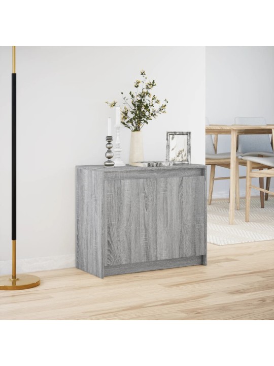 Příborník led šedý sonoma 72 x 34 x 61 cm kompozitní dřevo