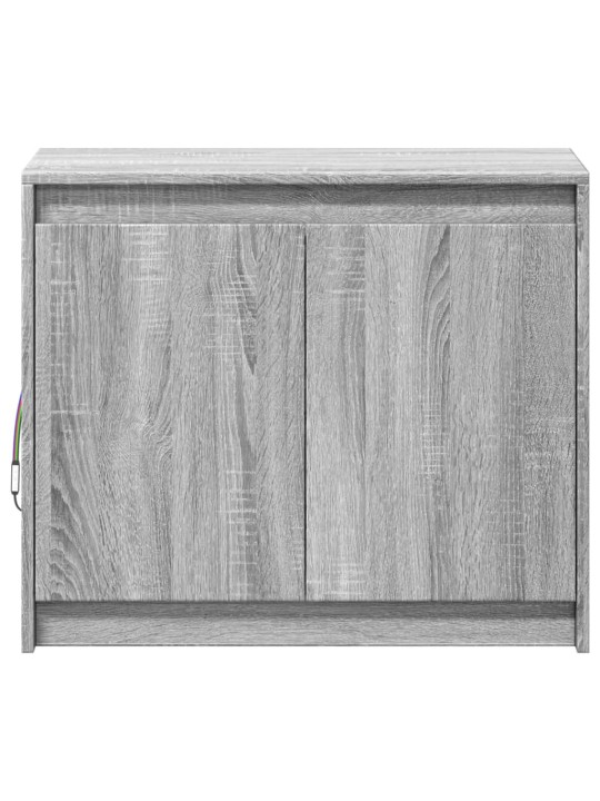 Příborník led šedý sonoma 72 x 34 x 61 cm kompozitní dřevo
