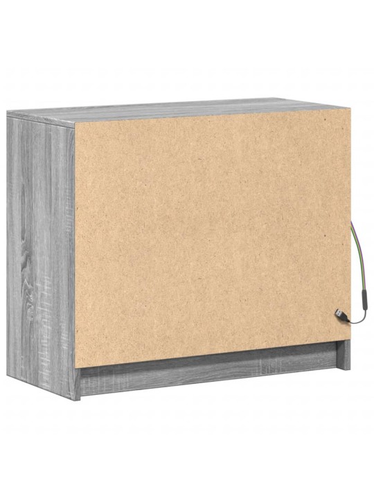Příborník led šedý sonoma 72 x 34 x 61 cm kompozitní dřevo