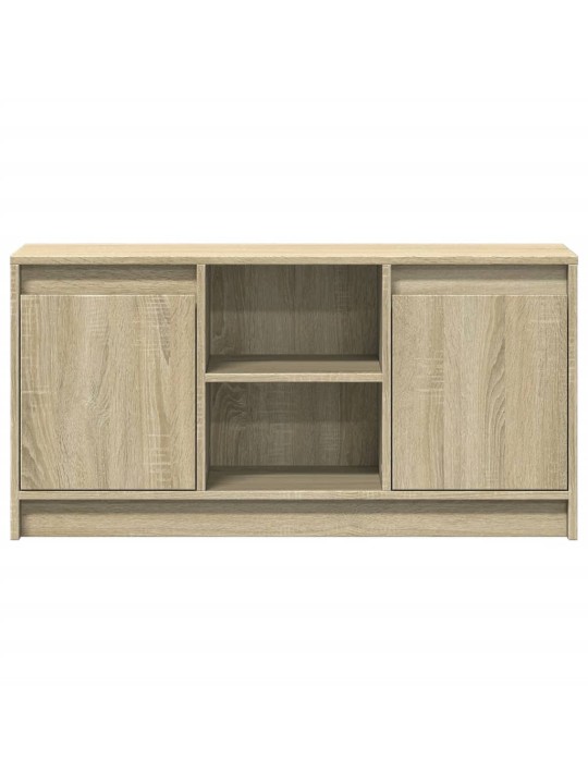 TV skříňka s LED dub sonoma 100 x 34 x 50 cm kompozitní dřevo