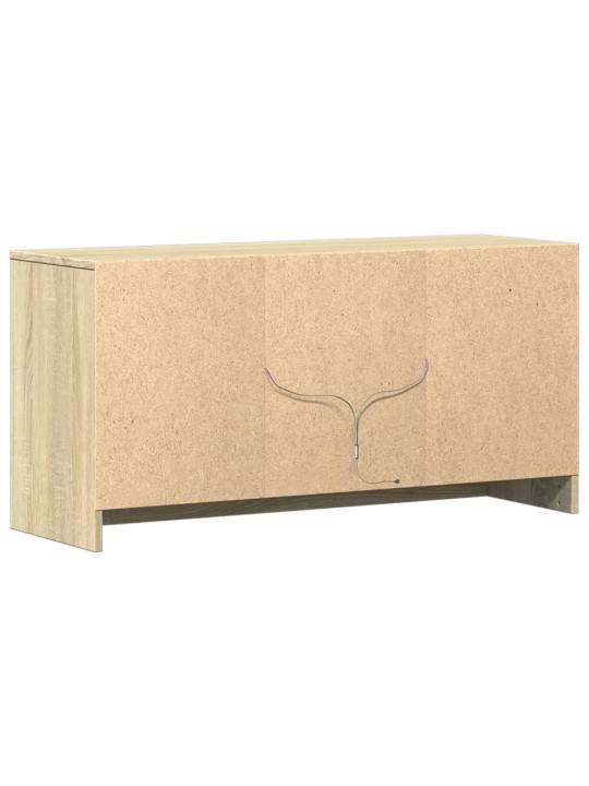 TV skříňka s LED dub sonoma 100 x 34 x 50 cm kompozitní dřevo