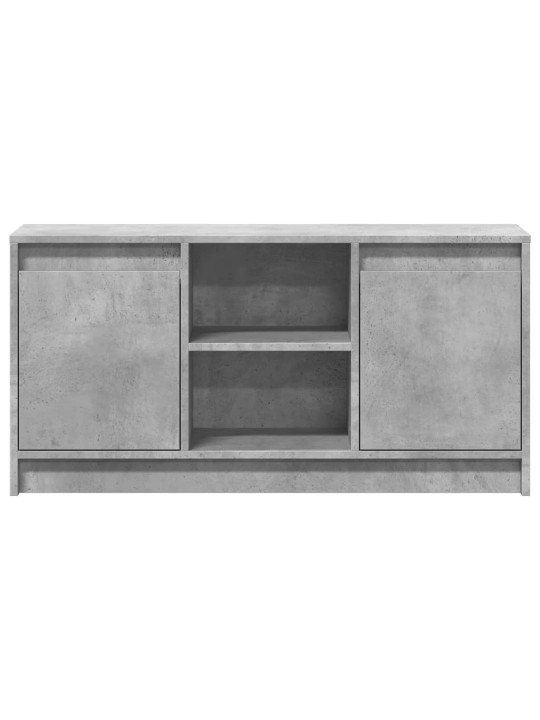 TV skříňka s LED betonově šedá 100x34x50 cm kompozitní dřevo