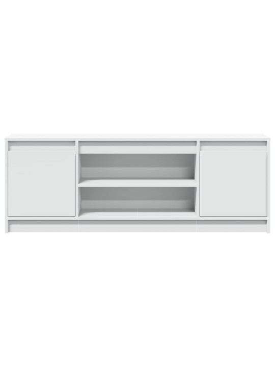 TV skříňka s LED bílá 139,5 x 34 x 50 cm kompozitní dřevo