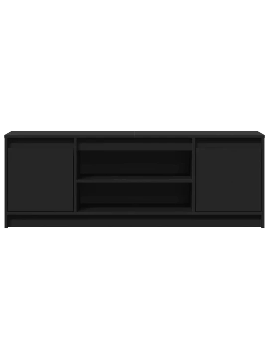 TV skříňka s LED černá 139,5 x 34 x 50 cm kompozitní dřevo