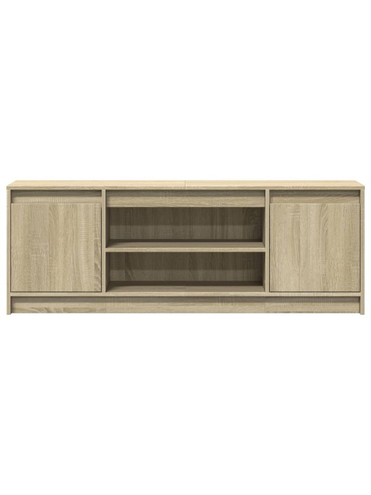 TV skříňka s LED dub sonoma 139,5 x 34 x 50 cm kompozitní dřevo