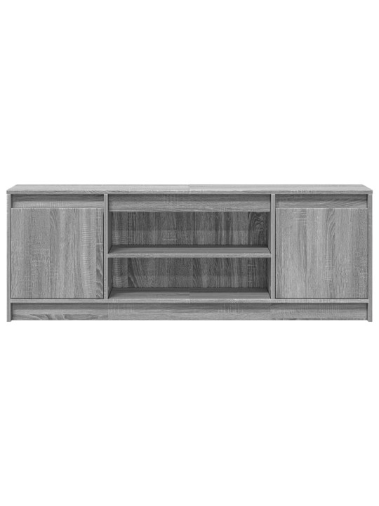 Tv skříňka s led šedá sonoma 139,5x34x50 cm kompozitní dřevo