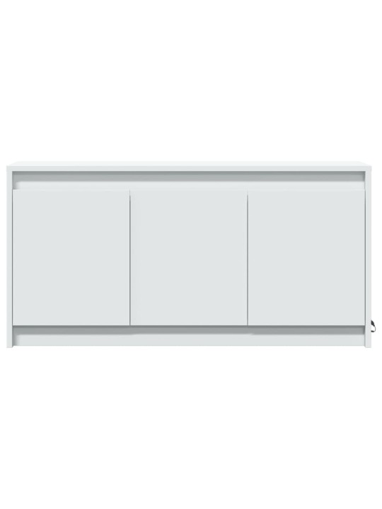 TV skříňka s LED bílá 100 x 34 x 50 cm kompozitní dřevo
