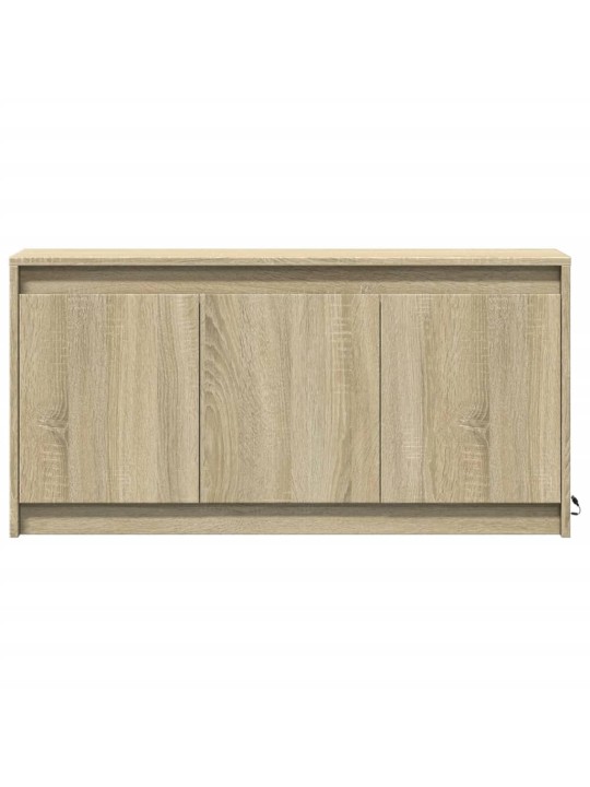 TV skříňka s LED dub sonoma 100 x 34 x 50 cm kompozitní dřevo