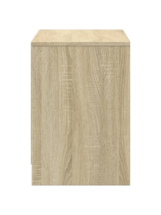 TV skříňka s LED dub sonoma 100 x 34 x 50 cm kompozitní dřevo