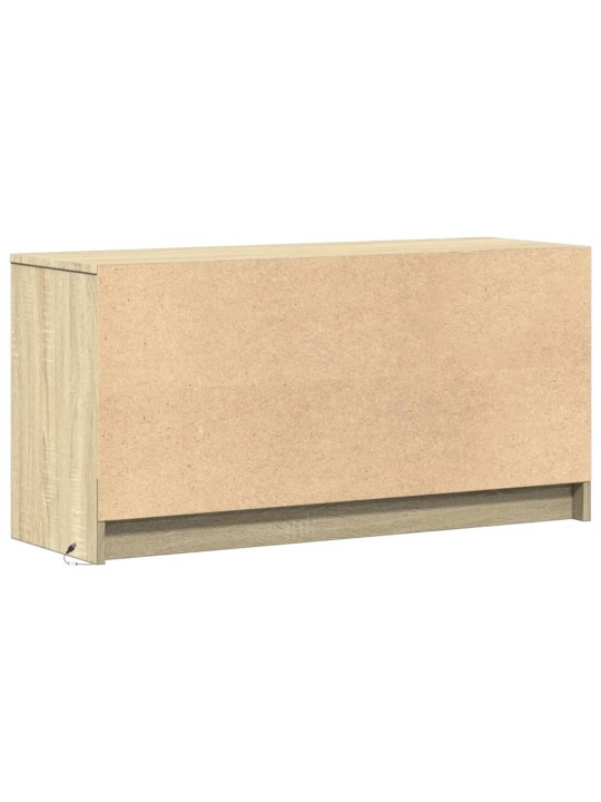 TV skříňka s LED dub sonoma 100 x 34 x 50 cm kompozitní dřevo