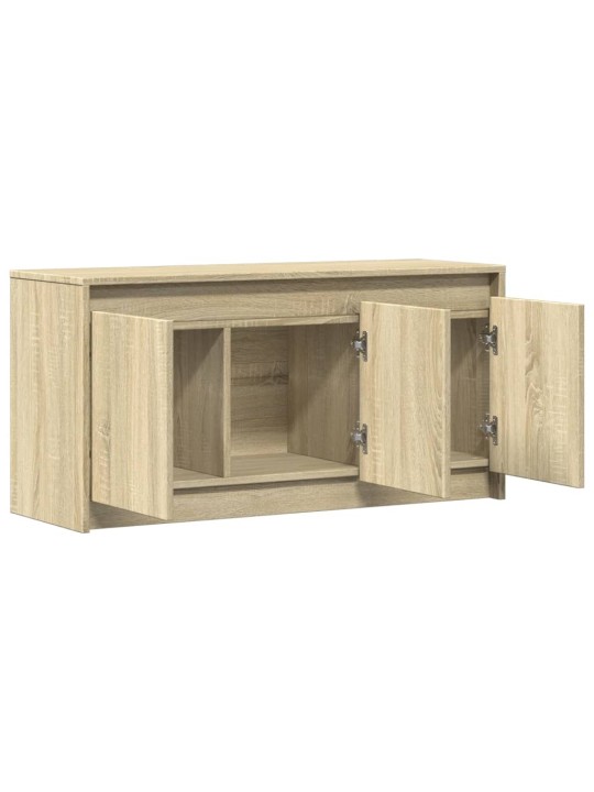 TV skříňka s LED dub sonoma 100 x 34 x 50 cm kompozitní dřevo