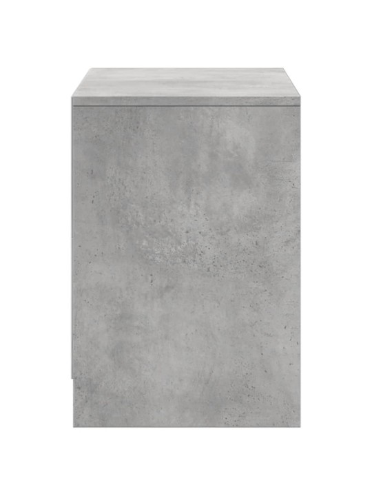 TV skříňka s LED betonově šedá 100x34x50 cm kompozitní dřevo