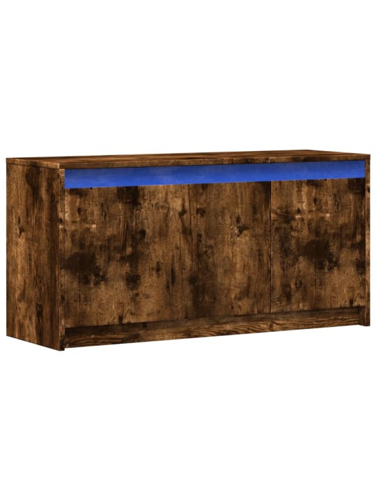 Tv skříňka s led kouřový dub 100 x 34 x 50 cm kompozitní dřevo
