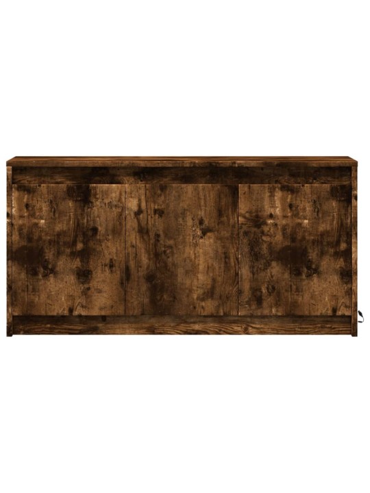 Tv skříňka s led kouřový dub 100 x 34 x 50 cm kompozitní dřevo