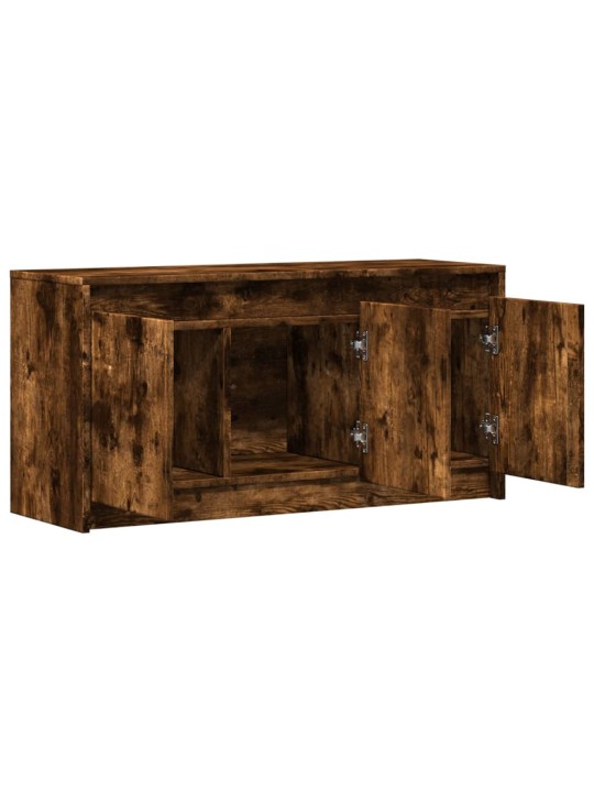 Tv skříňka s led kouřový dub 100 x 34 x 50 cm kompozitní dřevo