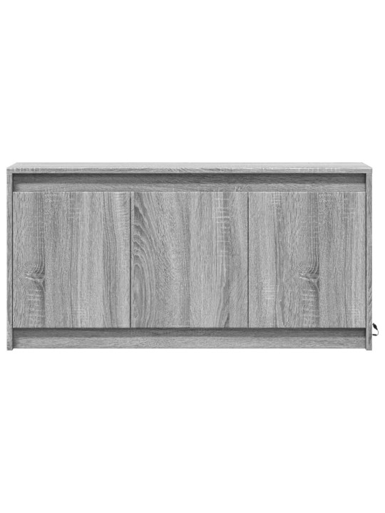 Tv skříňka s led šedá sonoma 100 x 34 x 50 cm kompozitní dřevo