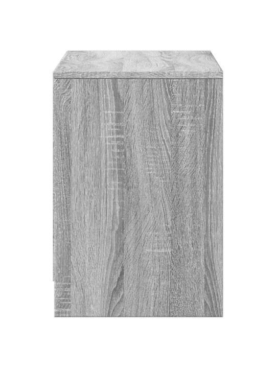 Tv skříňka s led šedá sonoma 100 x 34 x 50 cm kompozitní dřevo