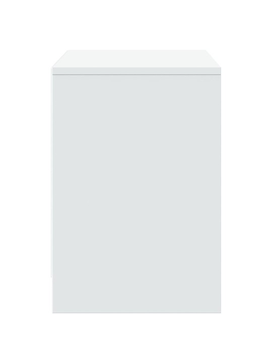 TV skříňka s LED bílá 100 x 34 x 50 cm kompozitní dřevo