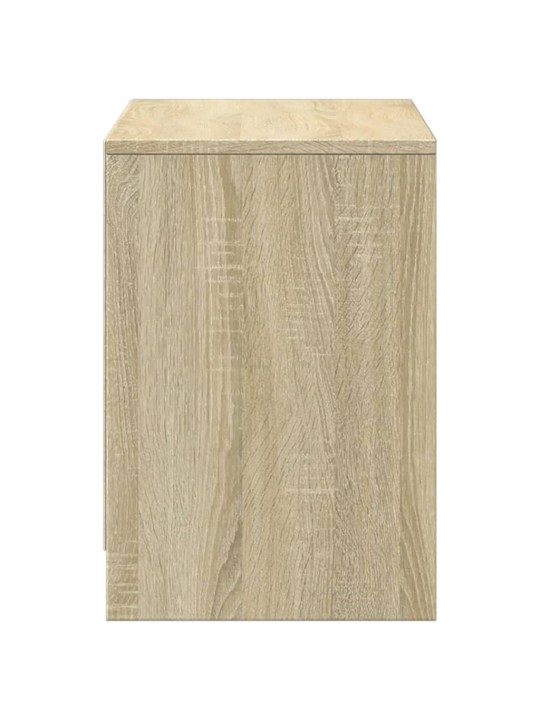 TV skříňka s LED dub sonoma 100 x 34 x 50 cm kompozitní dřevo