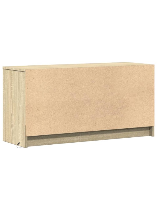 TV skříňka s LED dub sonoma 100 x 34 x 50 cm kompozitní dřevo