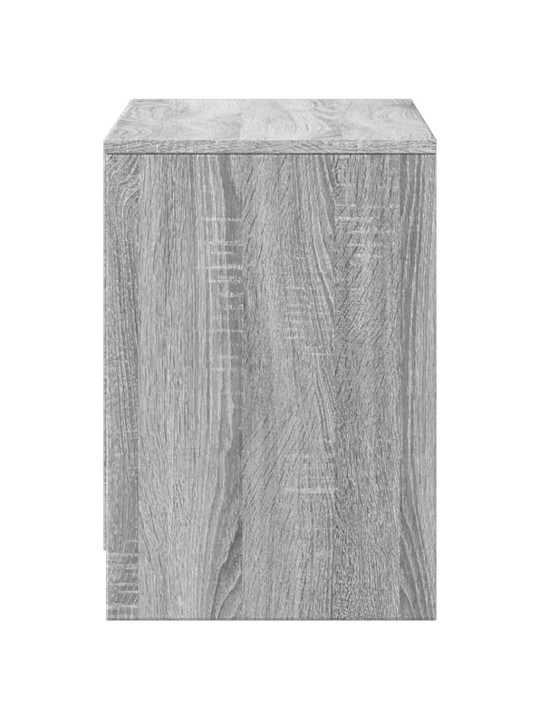 Tv skříňka s led šedá sonoma 100 x 34 x 50 cm kompozitní dřevo