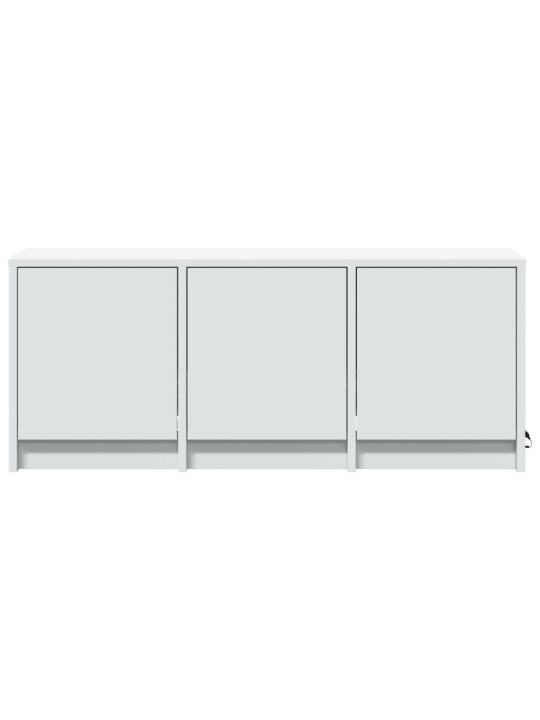 TV skříňka s LED bílá 97 x 34 x 40 cm kompozitní dřevo
