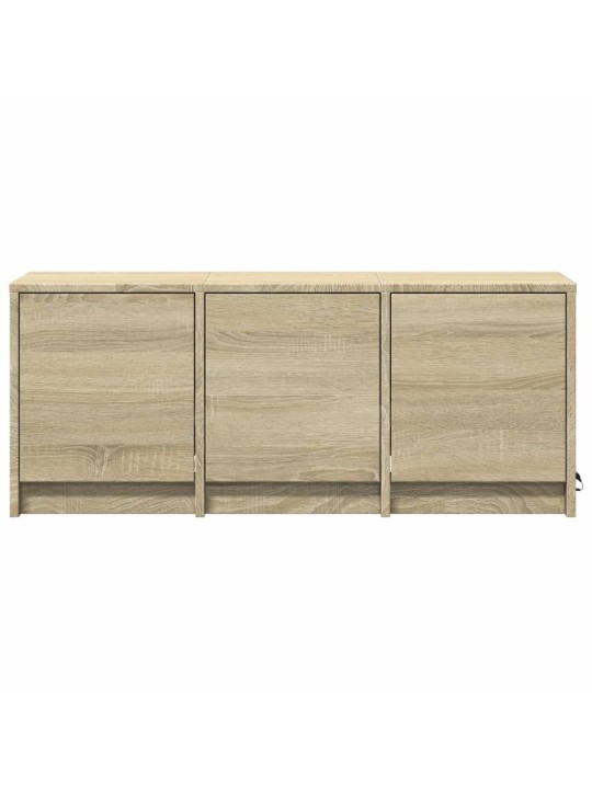 TV skříňka s LED dub sonoma 97 x 34 x 40 cm kompozitní dřevo