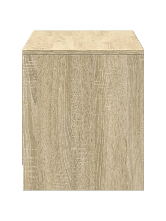 TV skříňka s LED dub sonoma 97 x 34 x 40 cm kompozitní dřevo