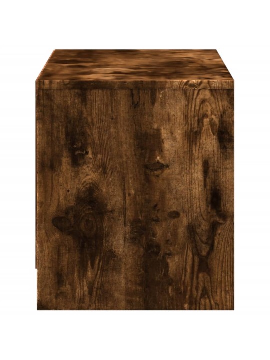 Tv skříňka s led kouřový dub 97 x 34 x 40 cm kompozitní dřevo