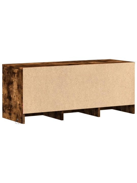 Tv skříňka s led kouřový dub 97 x 34 x 40 cm kompozitní dřevo