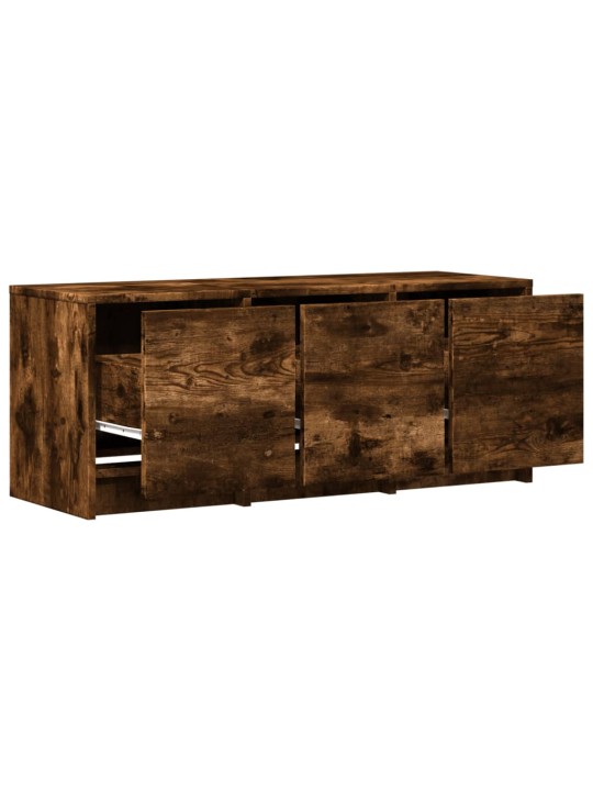 Tv skříňka s led kouřový dub 97 x 34 x 40 cm kompozitní dřevo