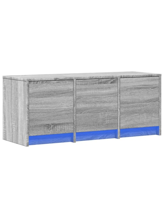 Tv skříňka s led šedá sonoma 97 x 34 x 40 cm kompozitní dřevo