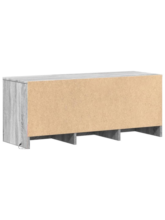 Tv skříňka s led šedá sonoma 97 x 34 x 40 cm kompozitní dřevo