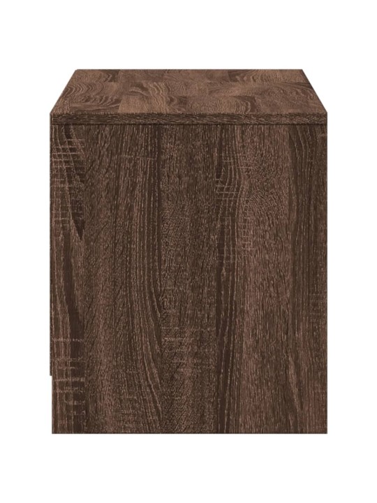 Tv skříňka s led hnědý dub 97 x 34 x 40 cm kompozitní dřevo