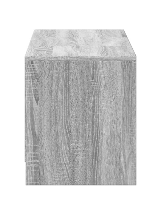 Tv skříňka s led šedá sonoma 140 x 34 x 40 cm kompozitní dřevo