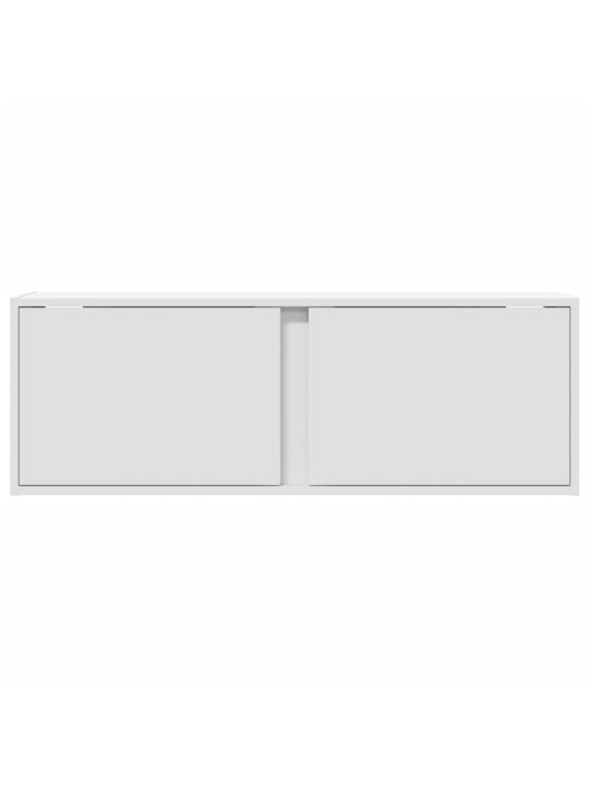 Nástěnná TV skříňka s LED osvětlením bílá 100 x 31 x 35 cm