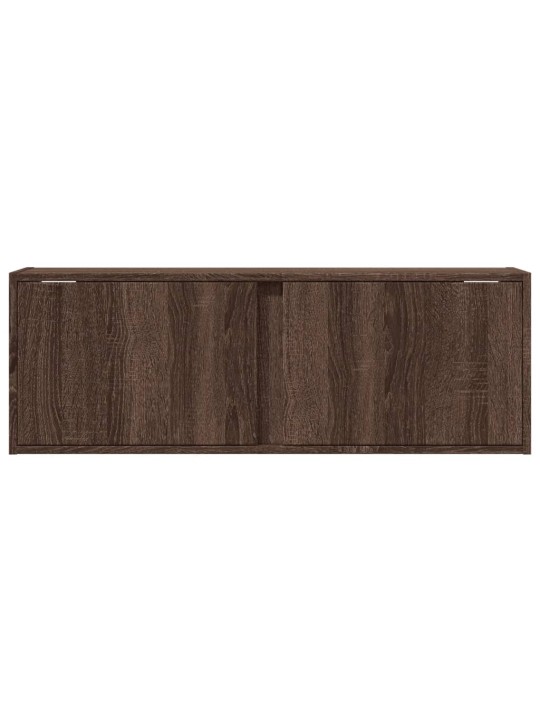 Nástěnná tv skříňka s led osvětlením hnědý dub 100 x 31 x 35 cm