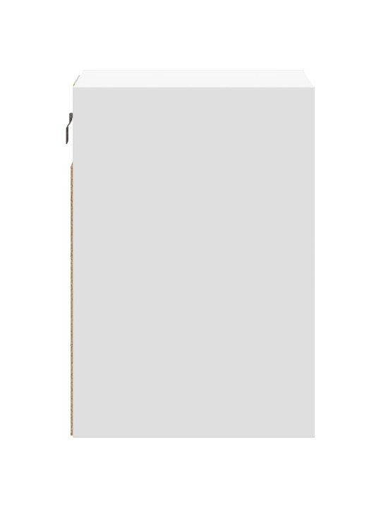 Nástěnná TV skříňka s LED osvětlením bílá 41 x 31 x 45 cm