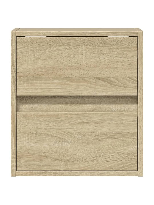 Nástěnná TV skříňka s LED osvětlením dub sonoma 41 x 31 x 45 cm