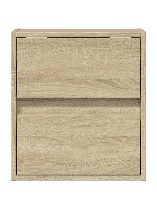 Nástěnné TV skříňky s LED osvětlením 2 ks dub sonoma 41x31x45cm