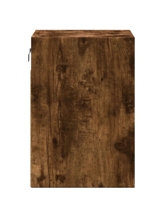 Nástěnná tv skříňka s led osvětlením kouřový dub 41x31x45 cm