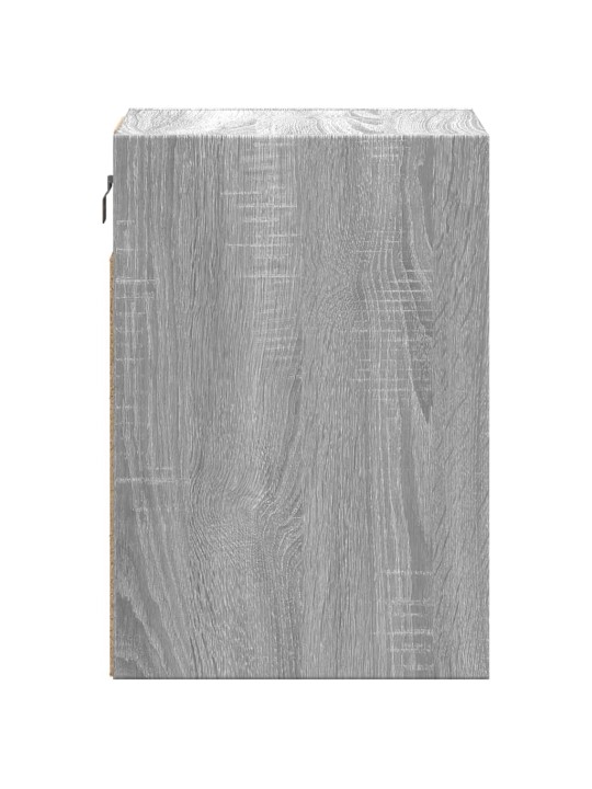 Nástěnná tv skříňka s led osvětlením šedá sonoma 41x31x45 cm