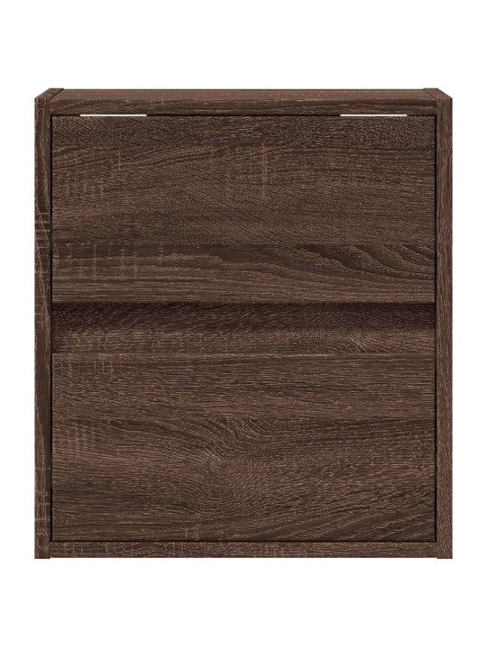 Nástěnná tv skříňka s led osvětlením hnědý dub 41 x 31 x 45 cm